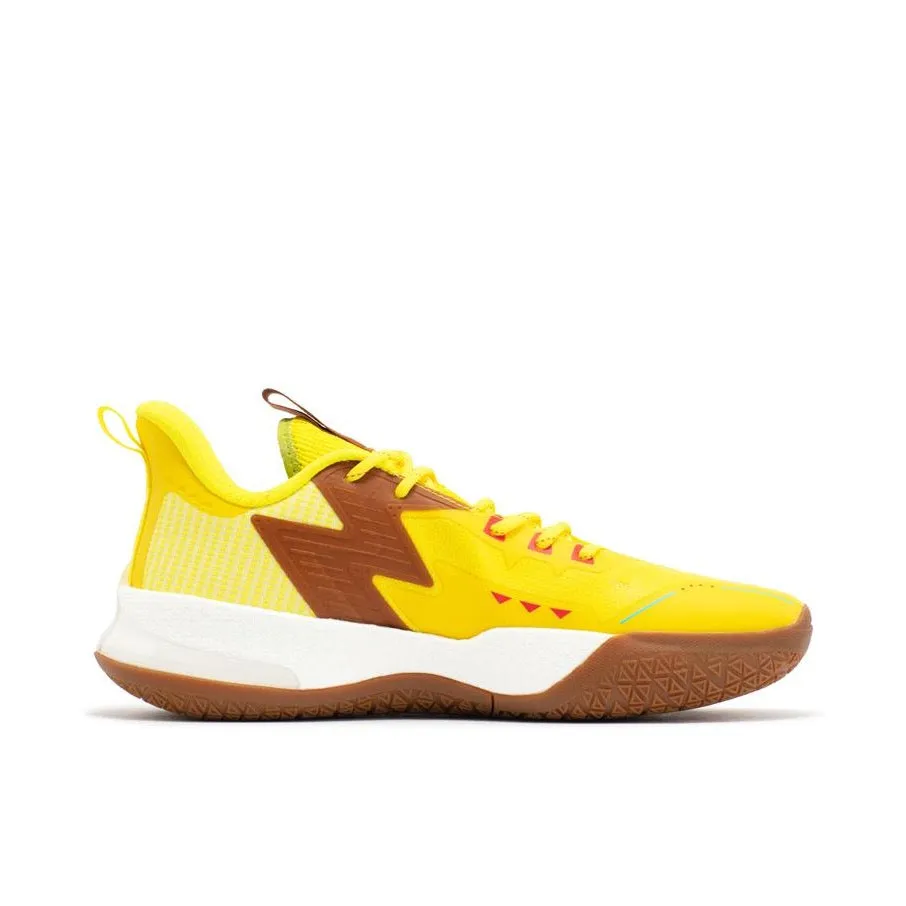 Composite Layered Midsole Hybrid Cushion System 361?? Big3 4.0 Pro - SpongeBob