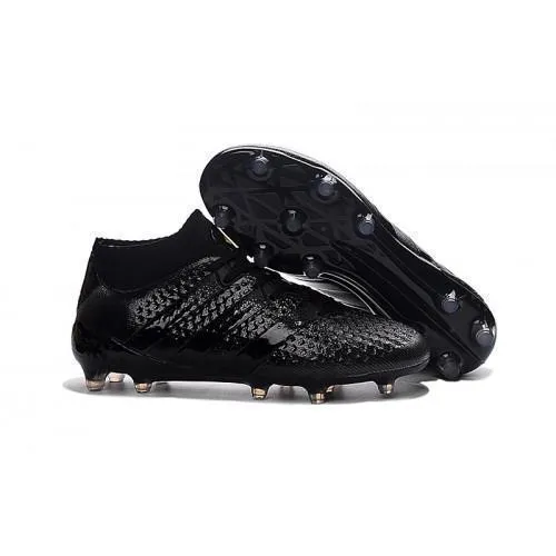 Adidas ACE 16.1 Primeknit FG/AG Soccer Cleats Core Black Maximized Flex