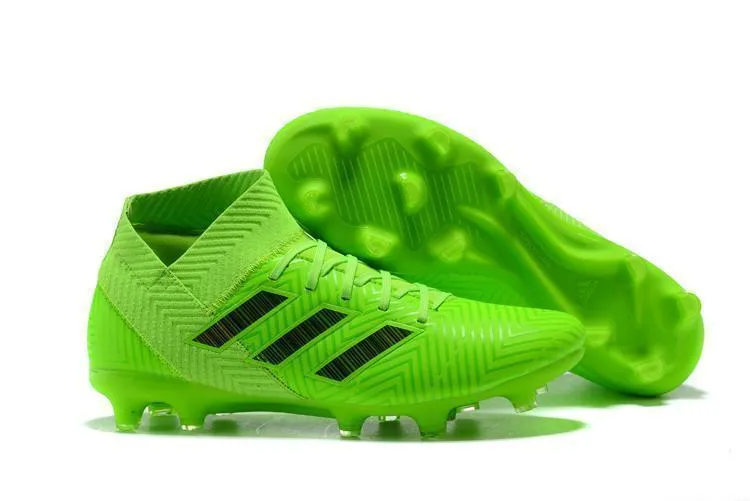 New Adidas Nemeziz 18.1 FG Soccer Cleats Shoes Green Black Power Play
