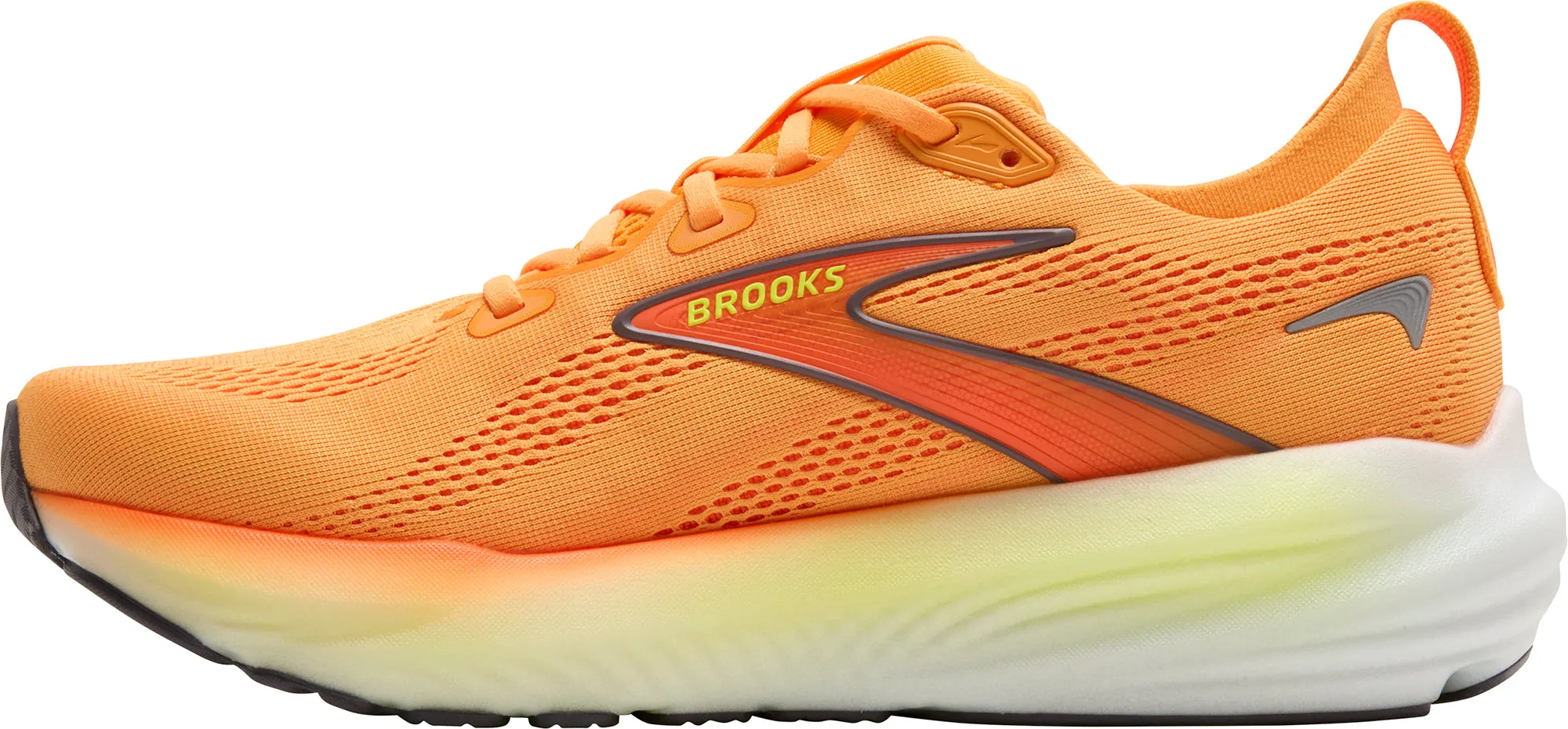 Brooks Glycerin 22 Mens Running Shoes - Orange gravel running shoes Energy Returning Foam