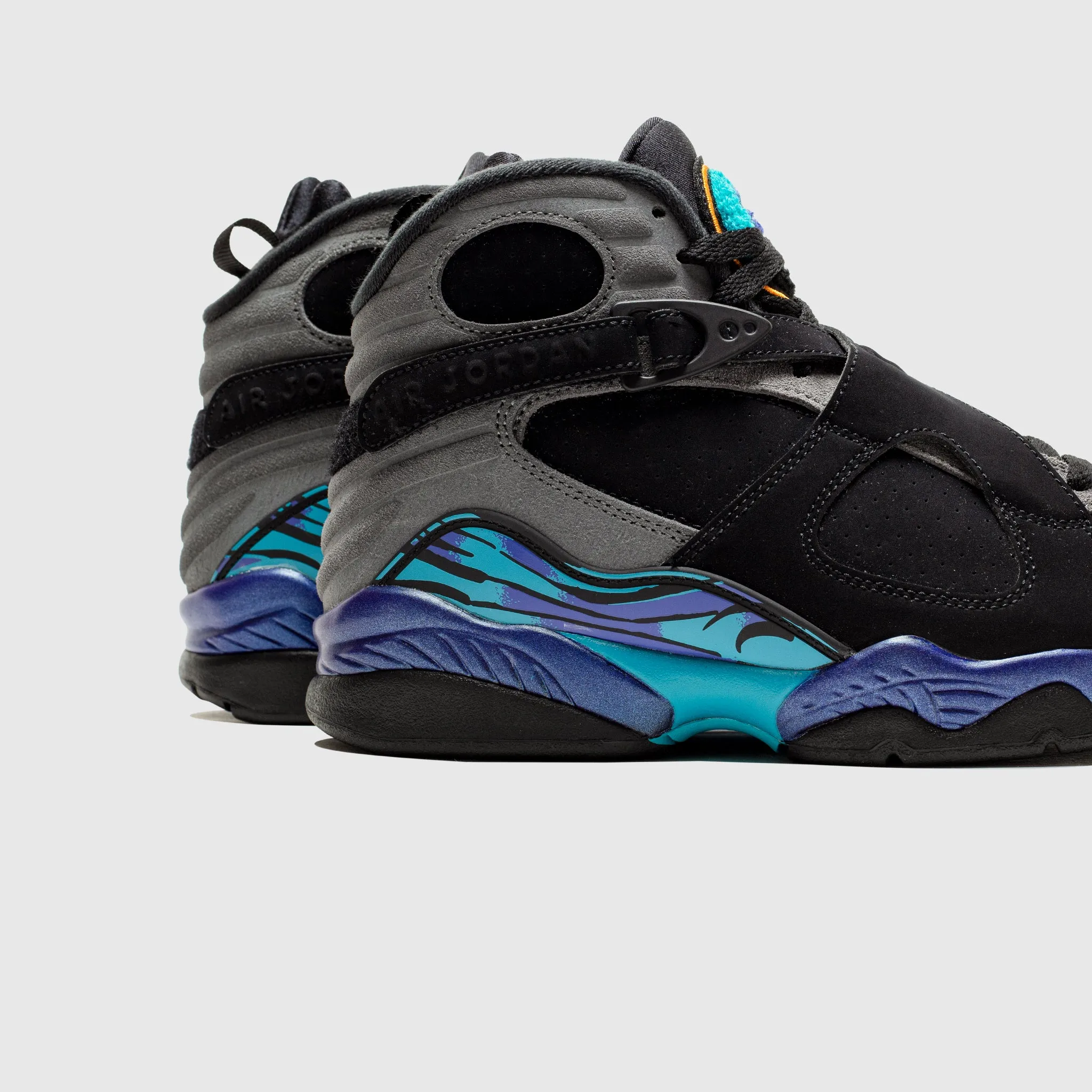AIR JORDAN 8 RETRO "AQUA" Ultra Light Trail Running Durable Build Airport Travel