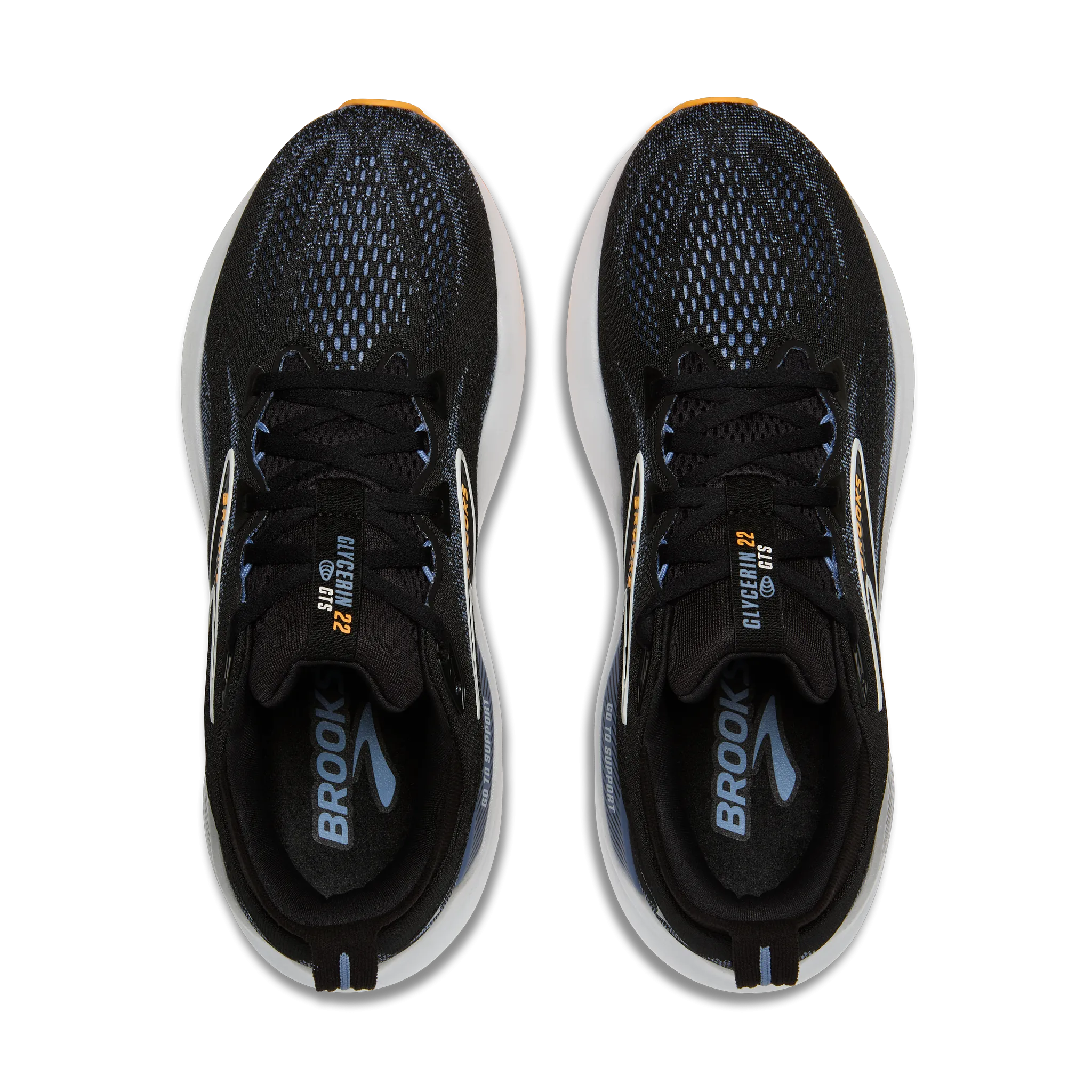 Men's Glycerin GTS 22 running in evening