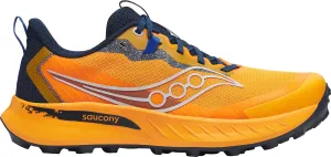 Saucony Peregrine 15 Mens Trail Running Shoes - Orange Odor   Resistant Comfortable Upper Material