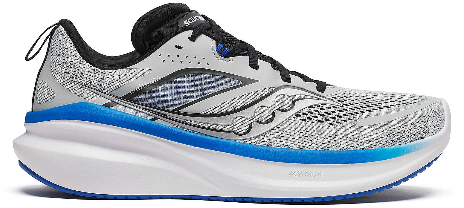 Saucony Omni 22 Mens Running Shoes - Grey Cushioned Heel Counter multi - colored running shoes