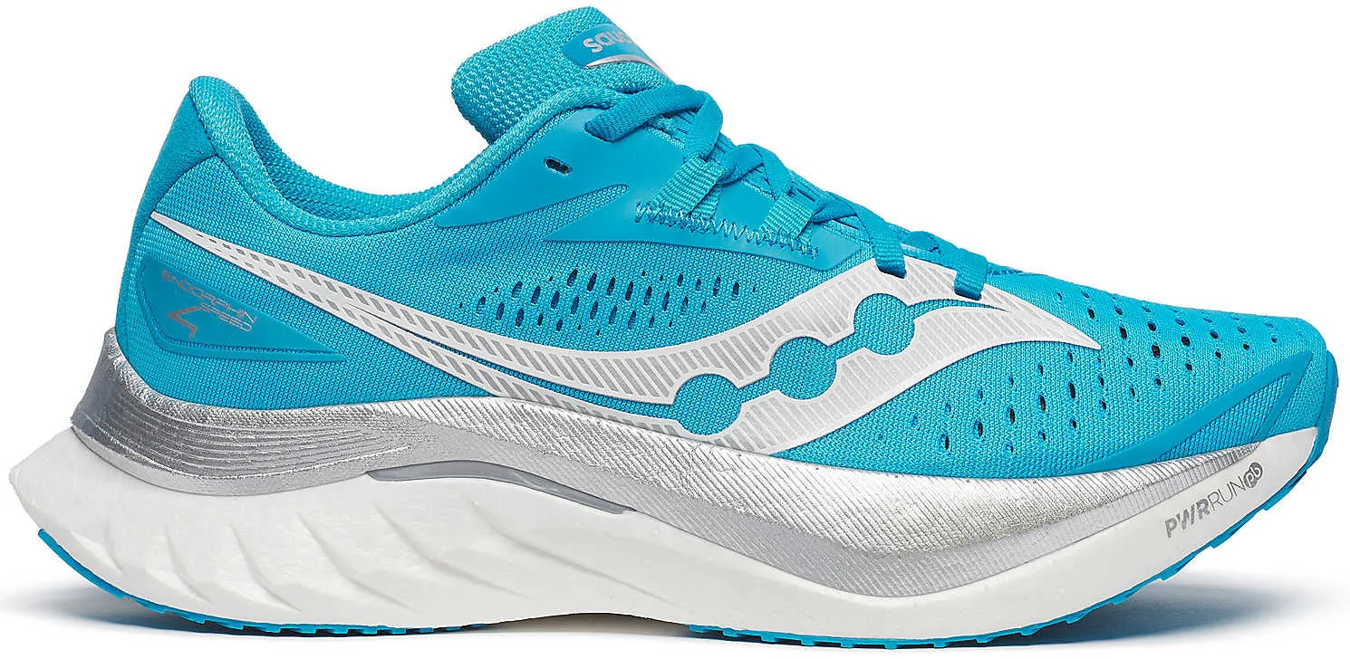Aerobic Support anti - static - feature shoes Saucony Endorphin Speed 4 Womens Running Shoes - Blue
