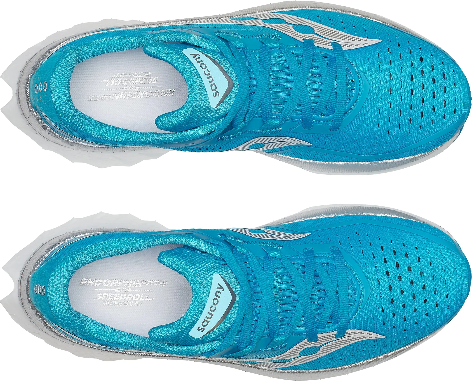 off - road shoes Anatomical Arch Shape Saucony Endorphin Speed 4 Womens Running Shoes - Blue