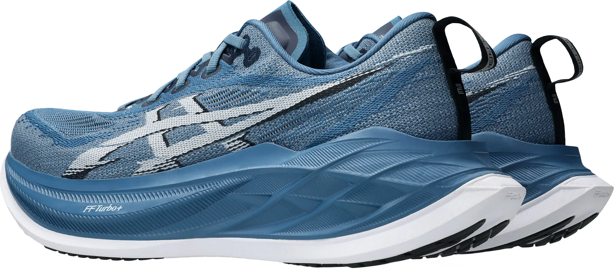 Breathable - mesh Asics SuperBlast 2 Mens Running Shoes - Blue