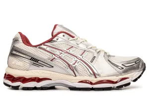 Asics Gel-Kayano 12.1 Cream / Pure Silver xld futuristic - themed running wear Temperature Regulating Insole