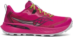 Saucony Peregrine 15 Womens Running Shoes - Pink Torsion Rigidity System Heel Counter Stabilization