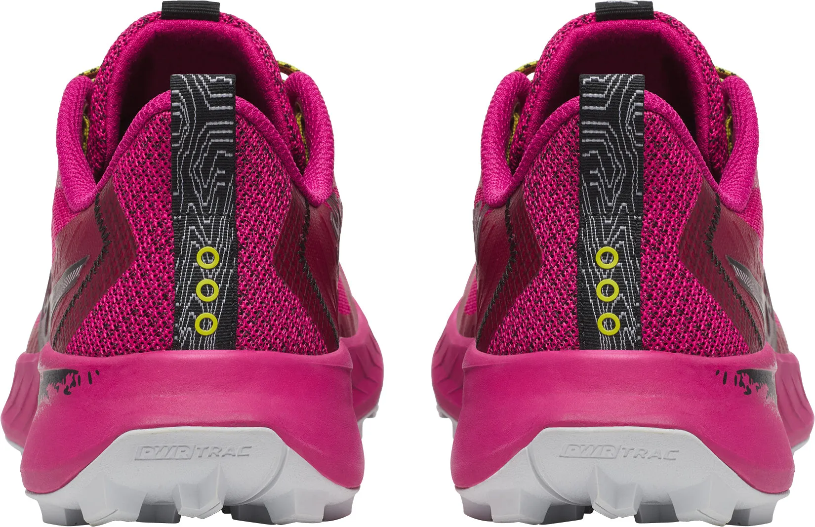 Multi Directional Saucony Peregrine 15 Womens Running Shoes - Pink