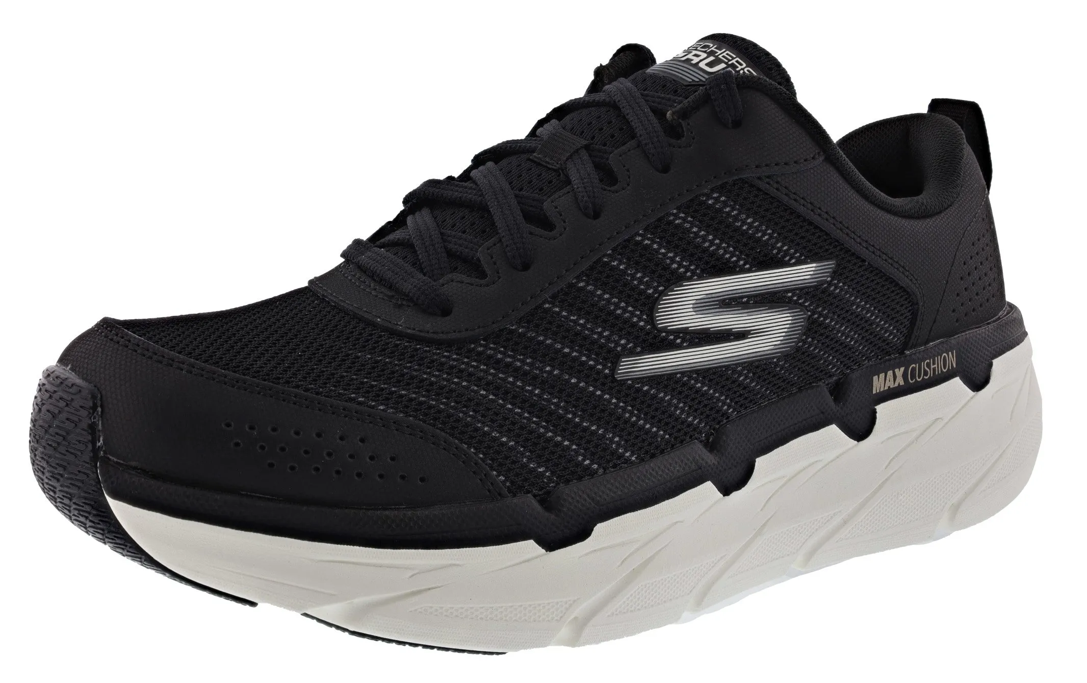 Non Slip Tread Pattern Kick Power Skechers Men's Max Cushioning Premier Paragon Lightweight Running Shoes