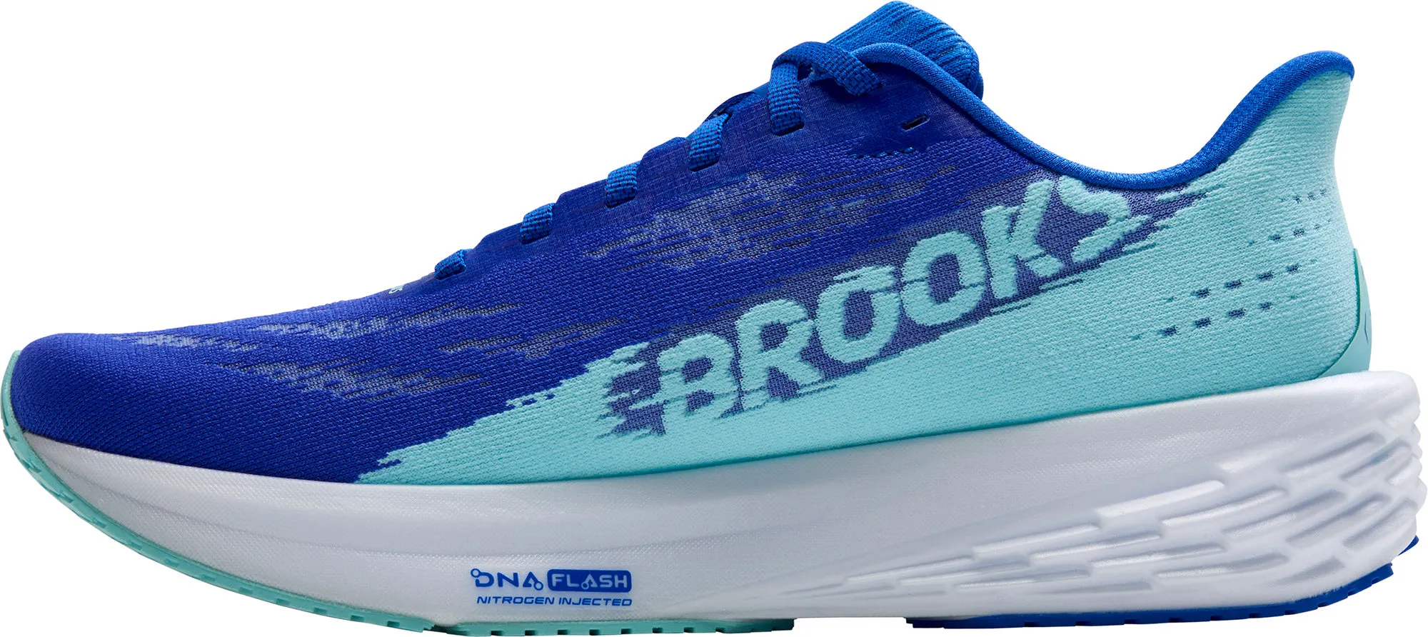 Brooks Launch 11 Mens Running Shoes - Blue running in a reservoir area shoes