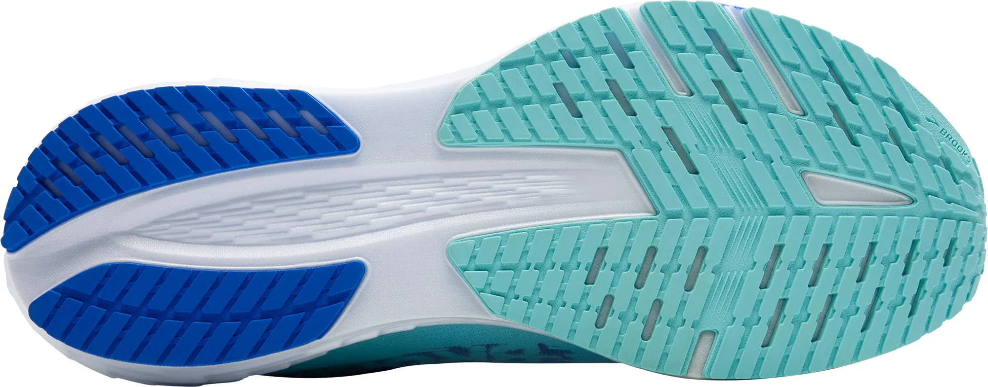 Orthotic Support Design Footbed Contouring Brooks Launch 11 Mens Running Shoes - Blue