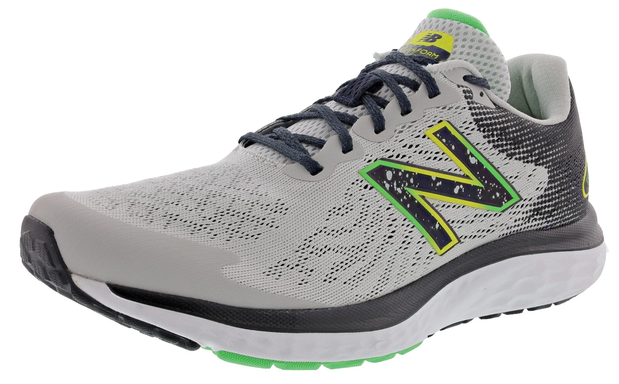 New Balance Men's 680 v7 4E Lightweight Cushioning Running Shoes Free Soul material