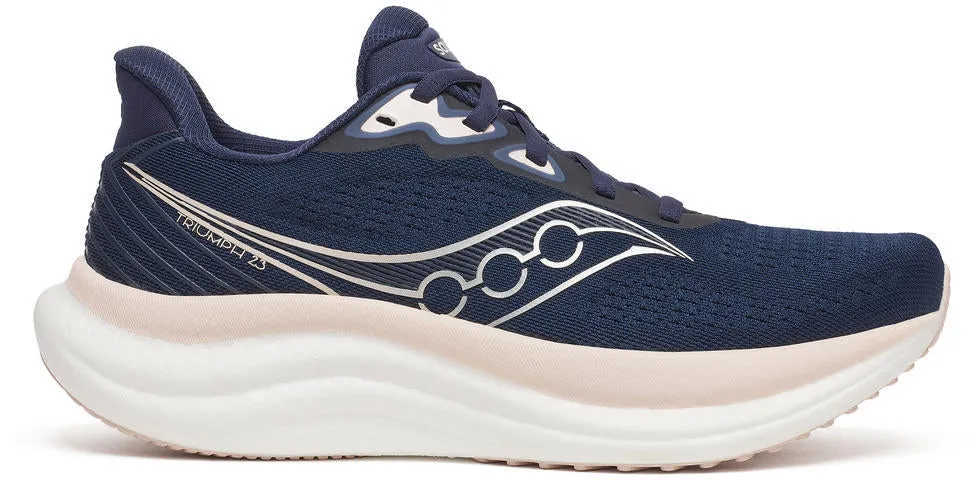 running on dirt shoes Saucony Triumph 23 Womens Running Shoes - Blue