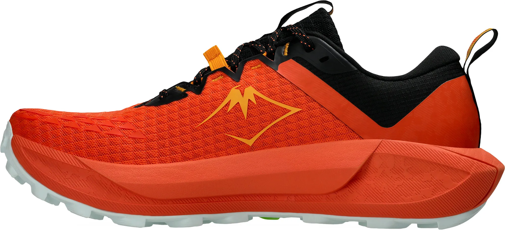Anti-microbial Asics Gel Trabuco 13 Mens Running Shoes - Orange