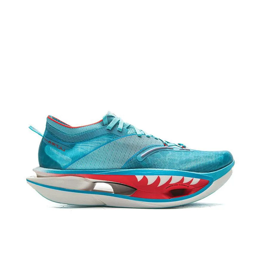 ??Men??Li-Ning Feidian 5 Ultra Marathon Running Shoes - Deep Sea Speed Shark Stability Frame Support