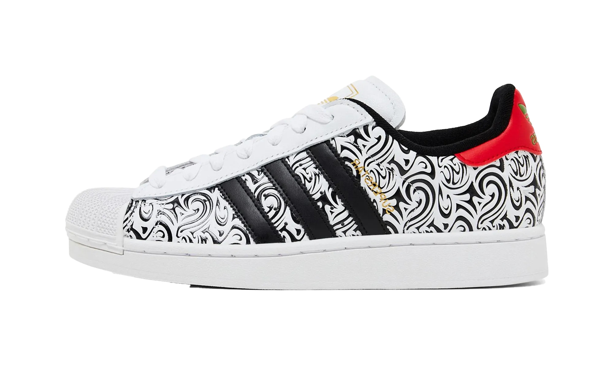 SUPERSTAR II "White/Black/Red" Every Occasion Elasticized Ankle Support
