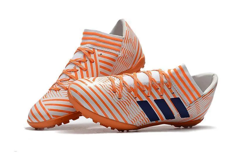 New Adidas Nemeziz Series TF Soccer Cleats Shoes Orange White Black Fast Change Tournament Grade