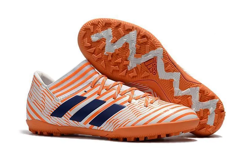 Traction Ready New Adidas Nemeziz Series TF Soccer Cleats Shoes Orange White Black