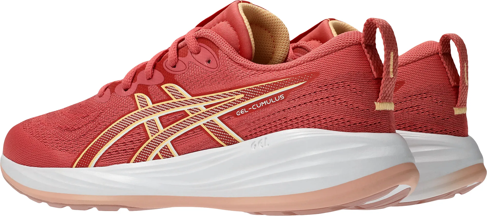 Asics Gel Cumulus 27 GS Junior Running Shoes - Pink Anti - slip sole