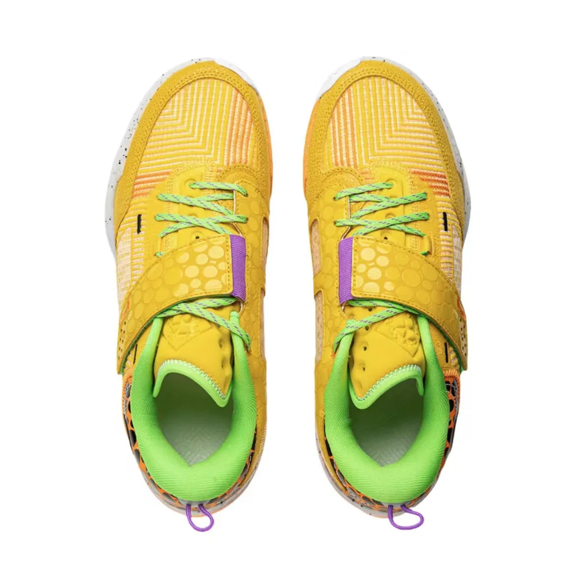 Li-Ning Wade 808 4 Ultra - Lemon Yellow Wide Base Vulnerability Reduction Design