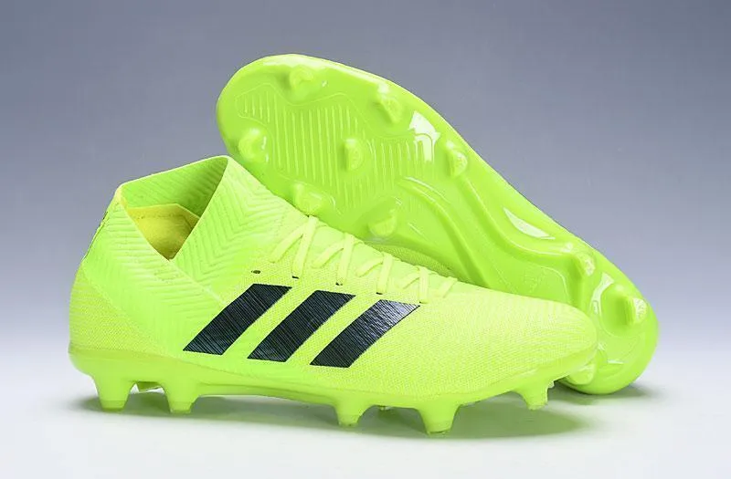 Agility Boost New Adidas Nemeziz Messi 18  FG Soccer Cleats Shoes Green Black