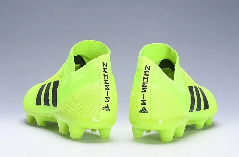 New Adidas Nemeziz Messi 18  FG Soccer Cleats Shoes Green Black Flex Cushion Power Transfer