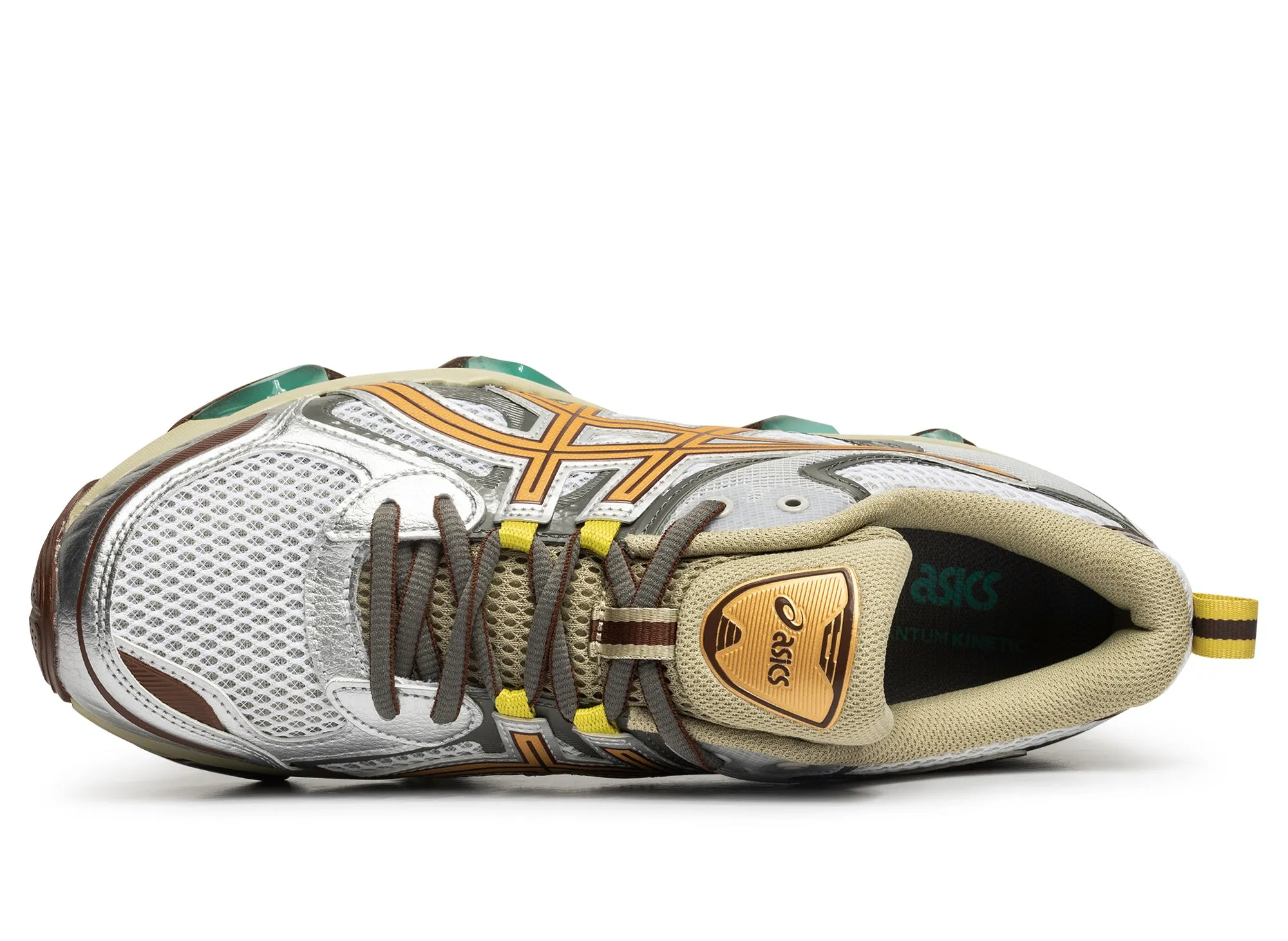 Asics Gel-Quantum Kinetic 'White / Khaki' Hilly Running Aerobic Support