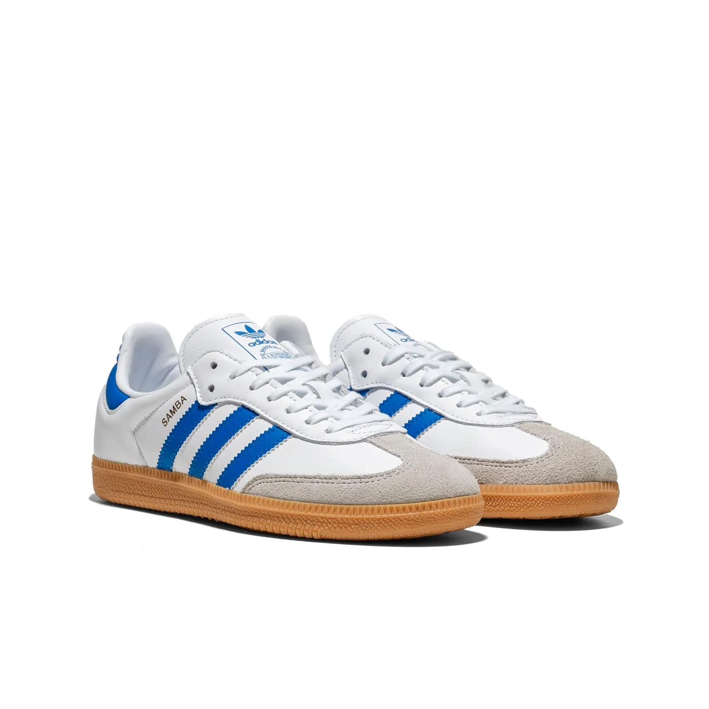 Shadow Look Adidas Originals Samba OG J Ftwr White/Blue/Gum