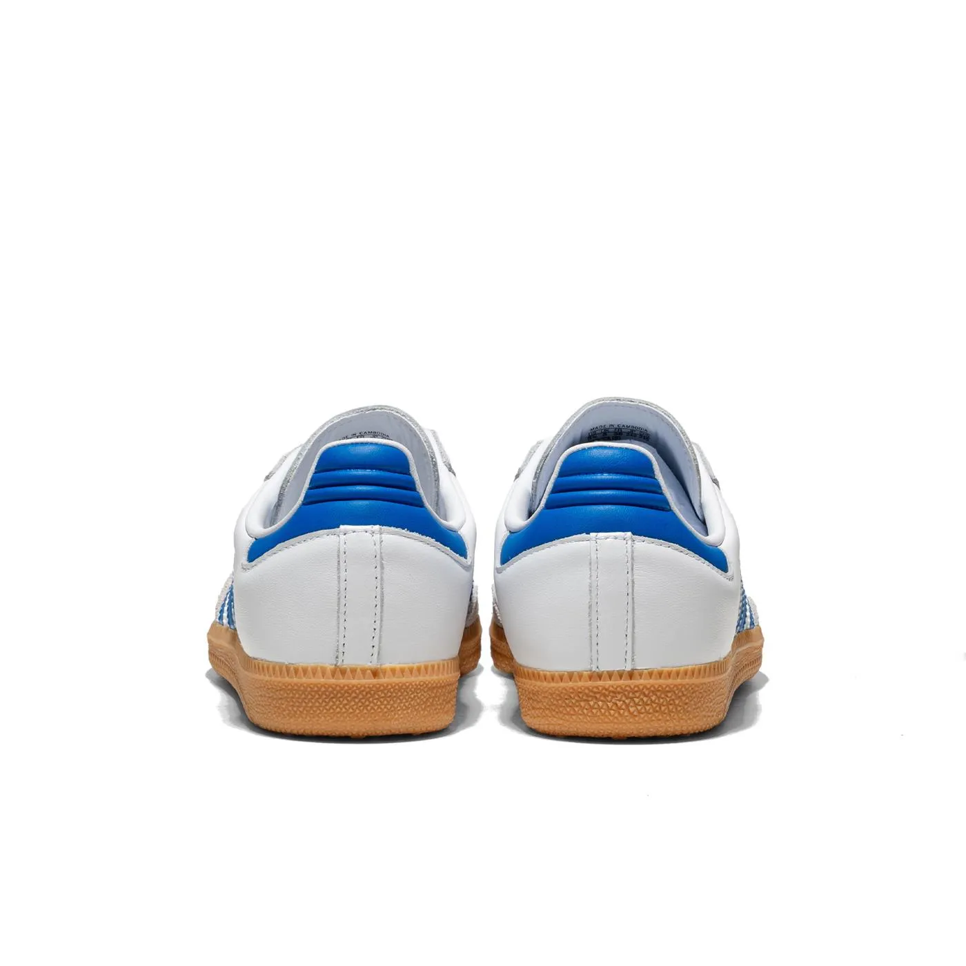 Adidas Originals Samba OG J Ftwr White/Blue/Gum Clean Fit