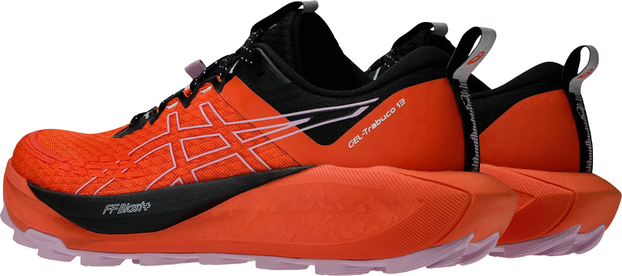 warm - weather running wear Asics Gel Trabuco 13 Womens Trail Running Shoes - Orange
