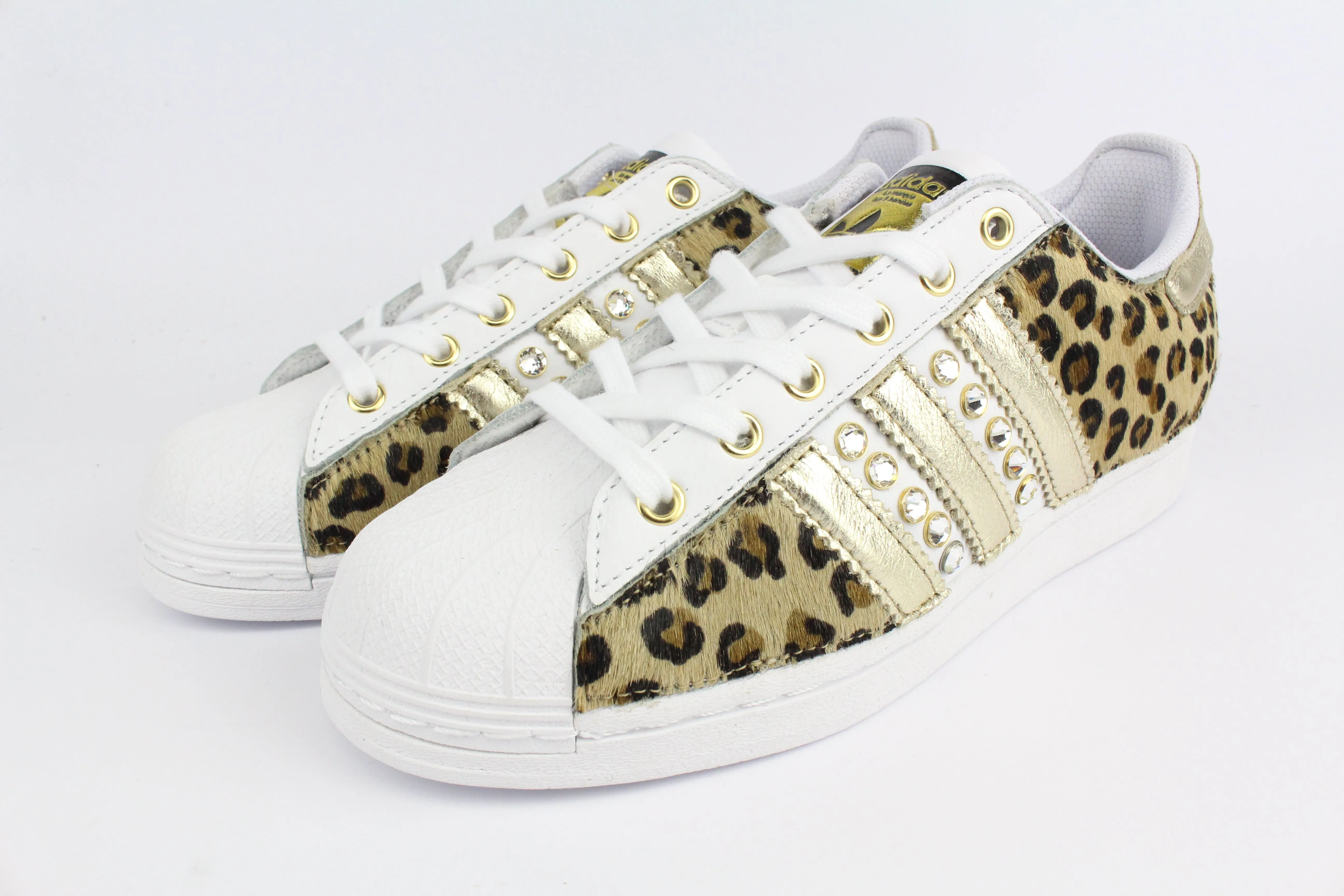 Adidas Superstar Maculate Laminato & Strass Breathable   mesh Casual Fit
