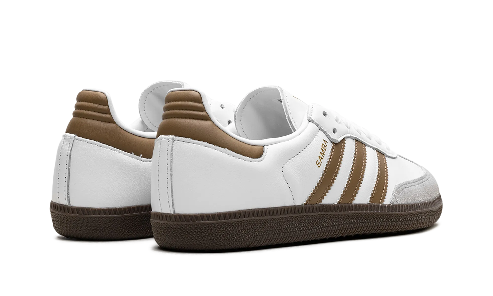 Samba OG "Cloud White / Brown Desert" Punch Step