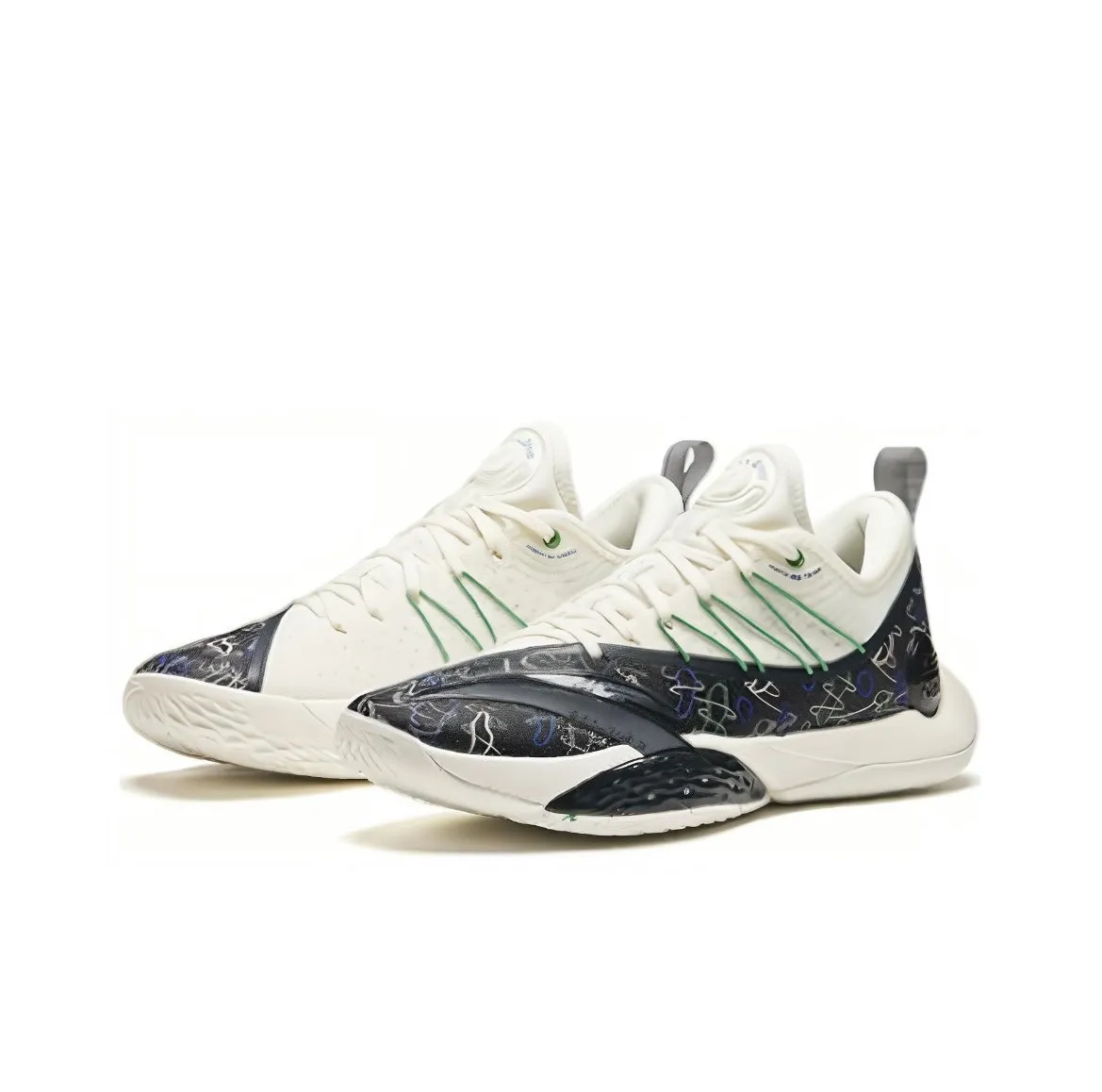 Anta Skyline 2 - Black/White Flex grooves Compression Molded