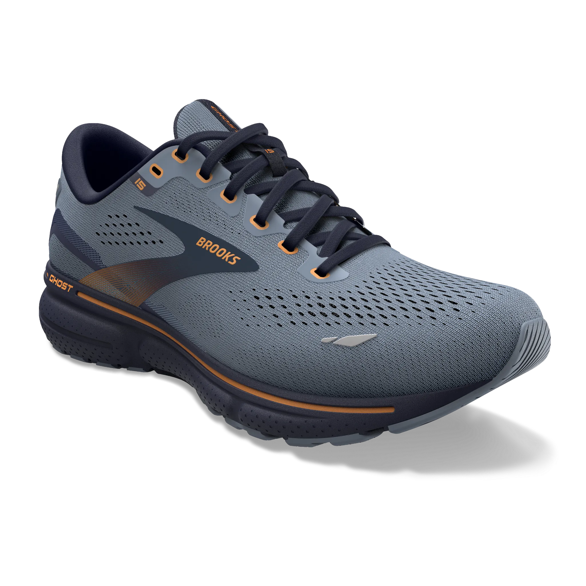 Men's Ghost 15 marathoning footwear Adjustable Heel Lock