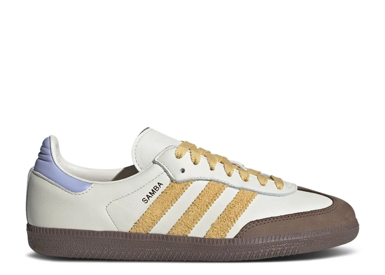 Adidas Samba OG Off White Violet Tone Fit And Go Chat Walk