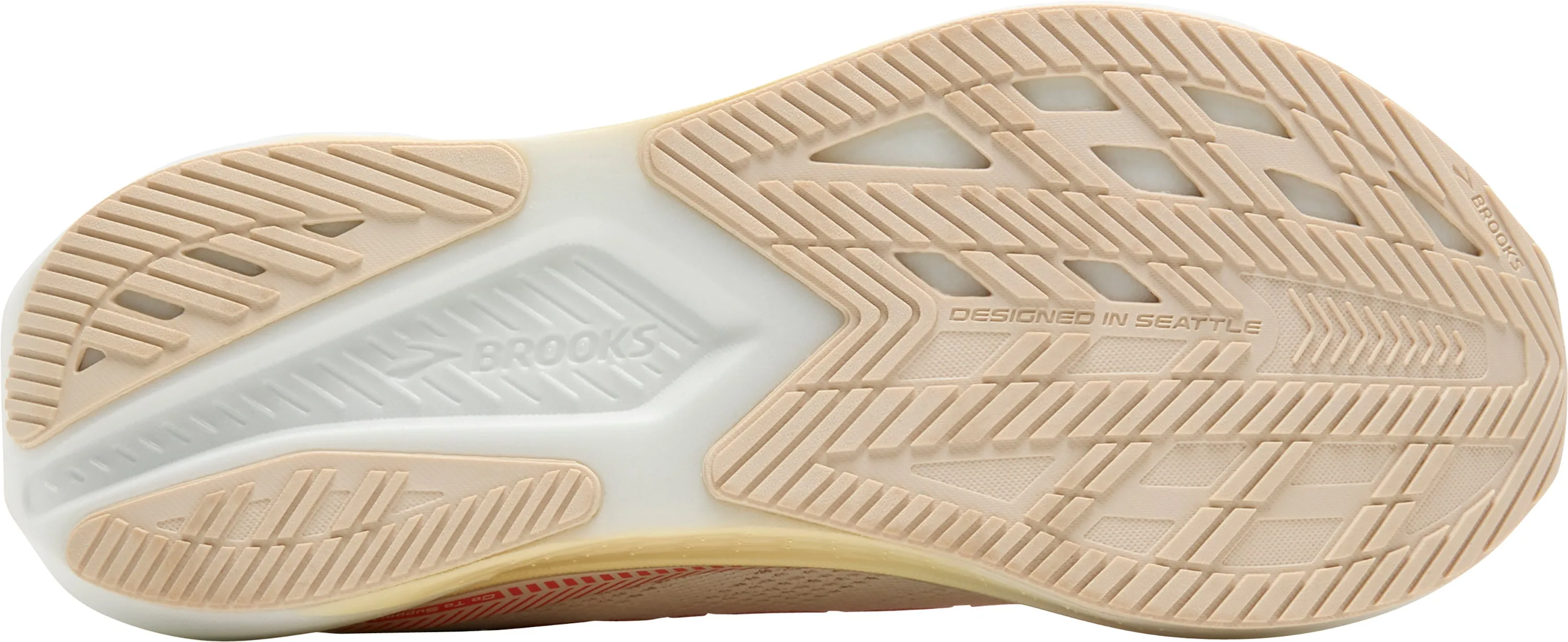 Breathable Airflow Tech Heart Rate Monitoring Brooks Hyperion GTS 2 Womens Running Shoes - Orange