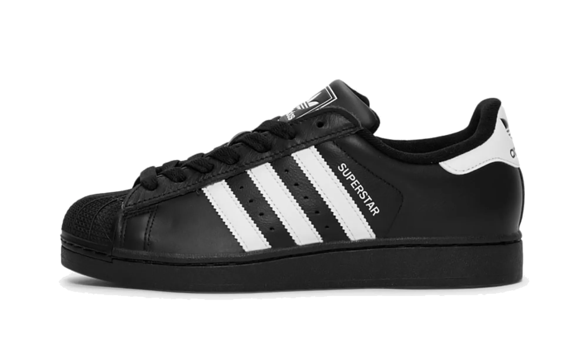 Superstar II WMNS "Black White" Flat Refined Style