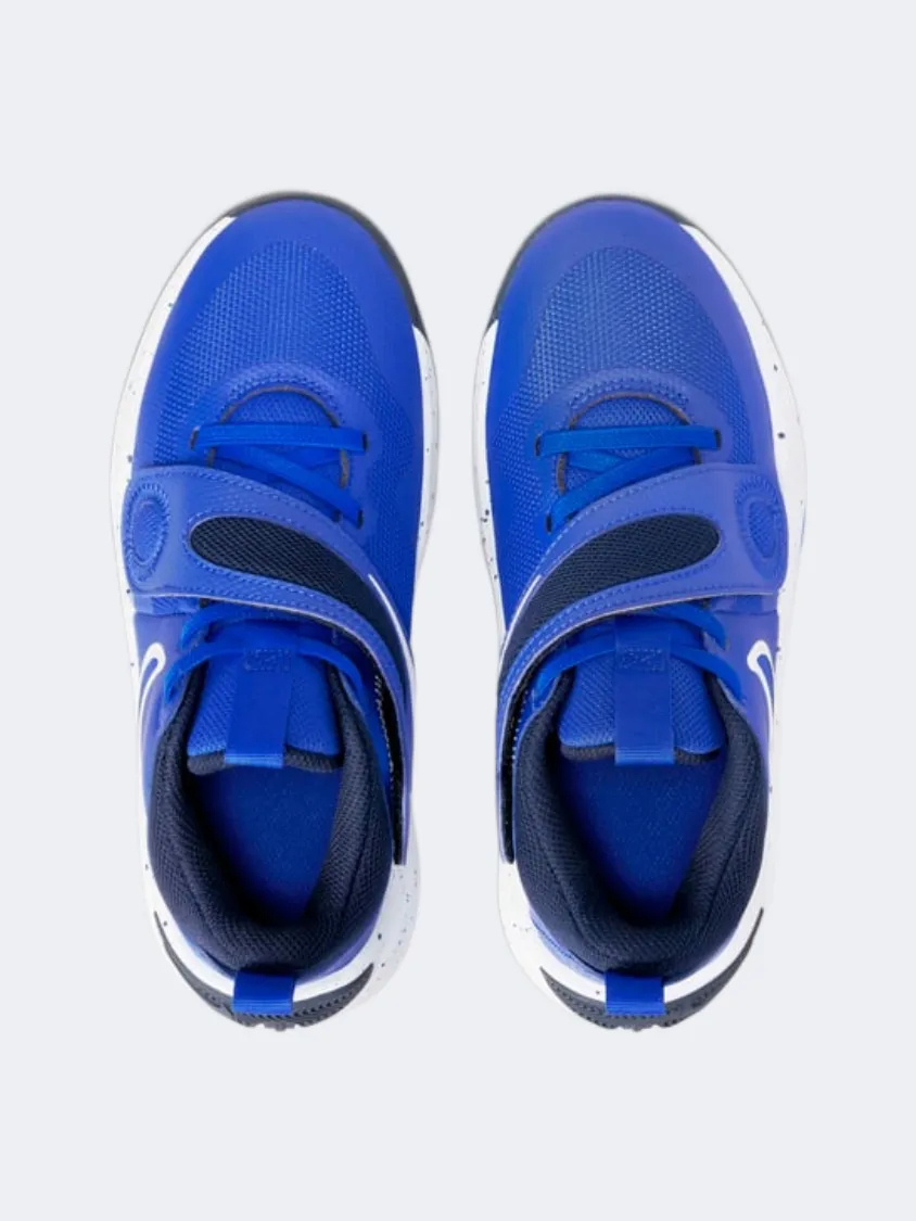 Retro Core Nike Team Hustle D 11 Gs Boys Basketball Shoes Blue