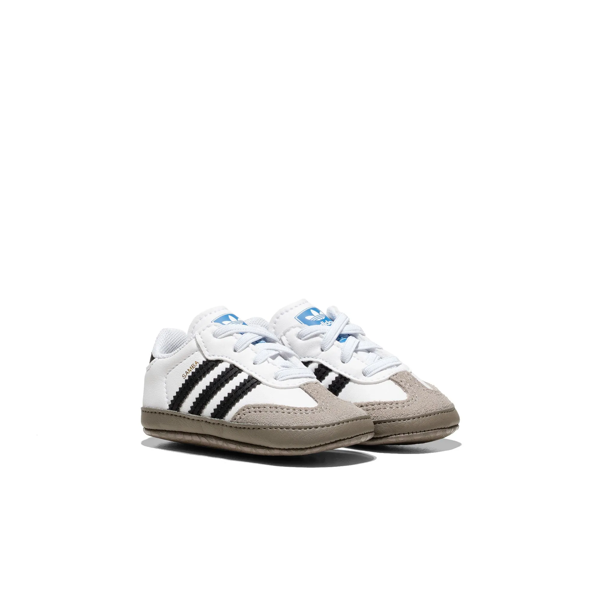 Recycled Synthetic Upper Mobility Flex Adidas Originals Samba Crib Ftwr White/Core Black/Granite