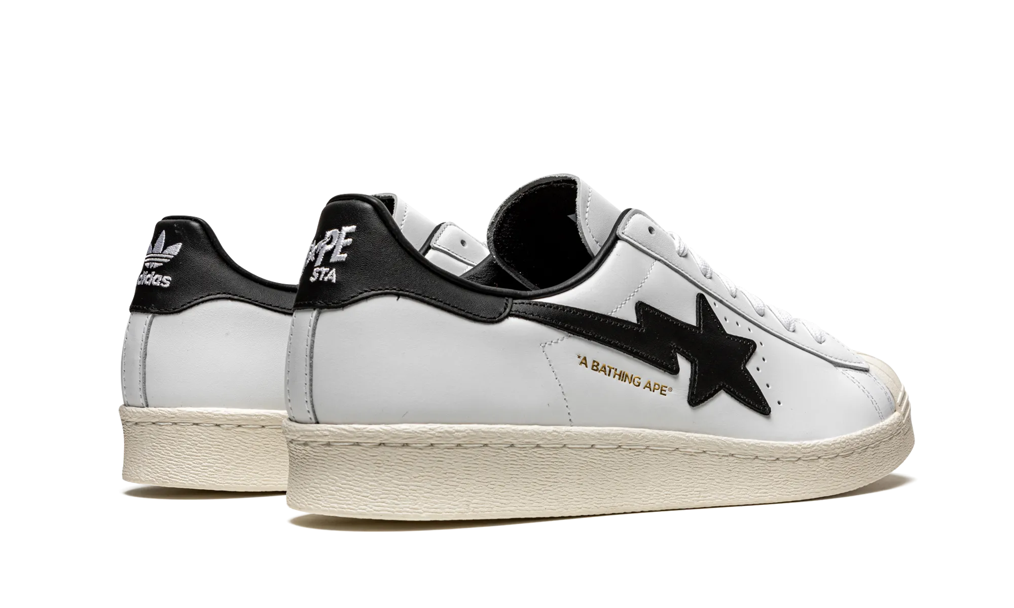 Errand Mode Refined Style Superstar 80s "BAPE - White / Black"