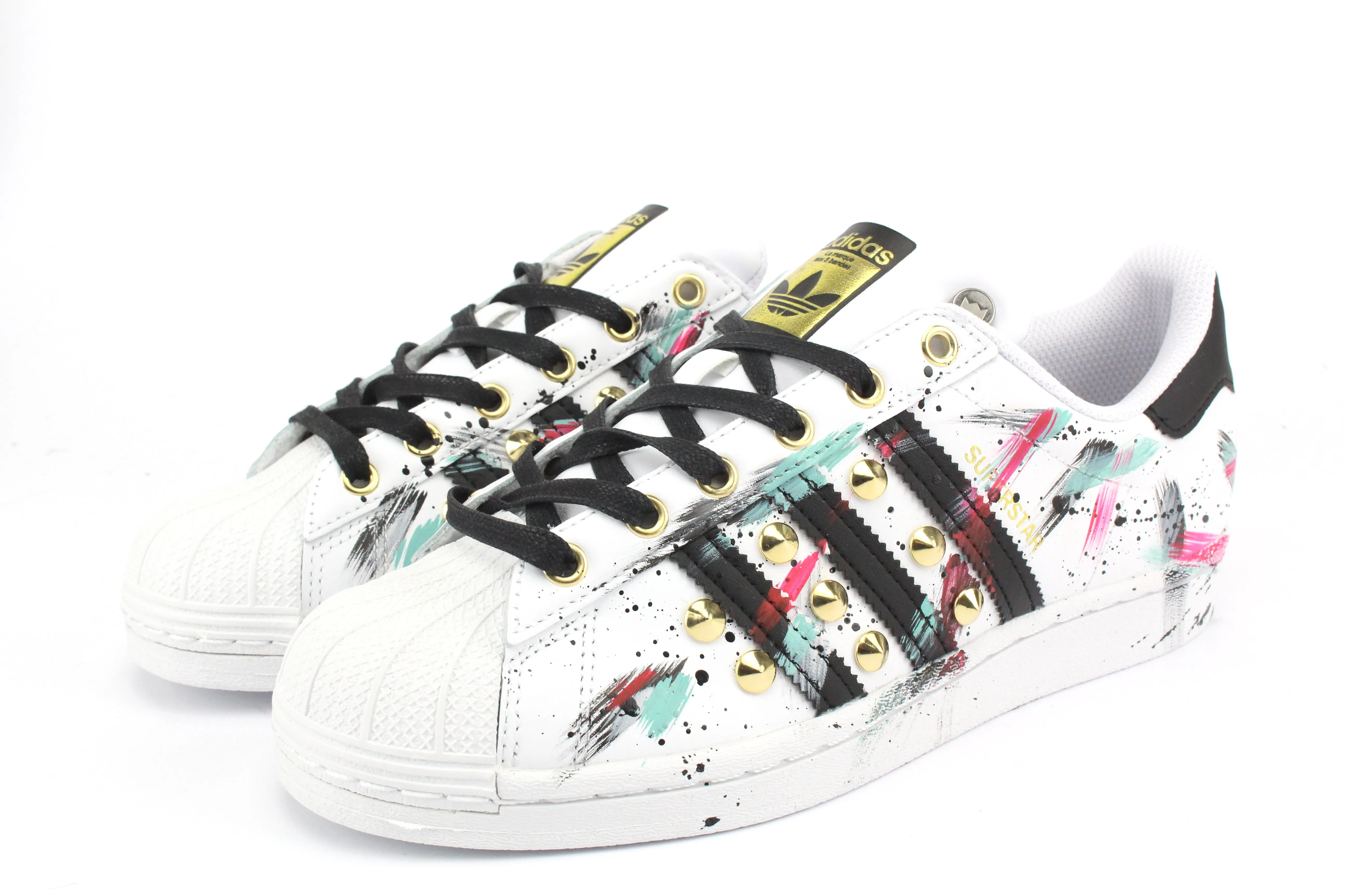 Relax Fit Adidas Superstar Tiffany/Rose Vernice