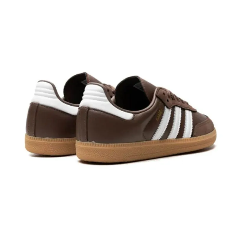 Adidas Samba OG Earth Strata Gum Stacked Heel Simple Flow