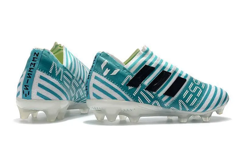 All Play New Adidas Nemeziz FG Agility TPU Soccer Cleats Shoes Blue White