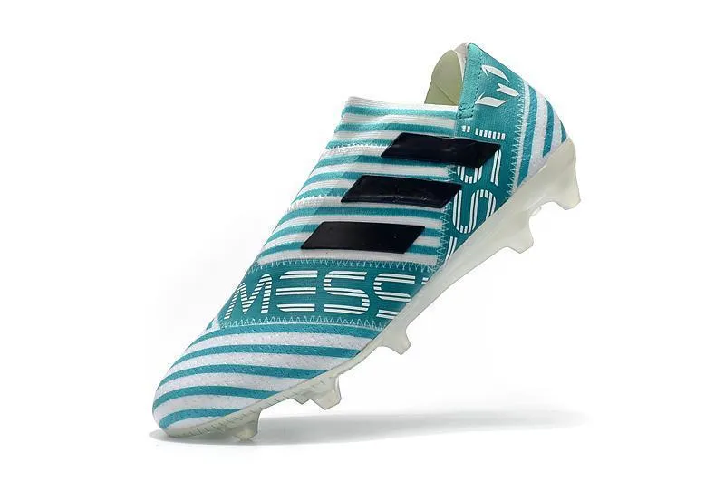 New Adidas Nemeziz FG Agility TPU Soccer Cleats Shoes Blue White Stability Zone