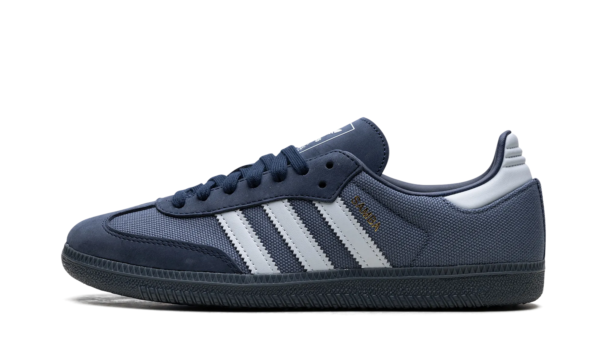 Harbor Path Flat footbed Samba OG "Preloved Ink Halo Blue"