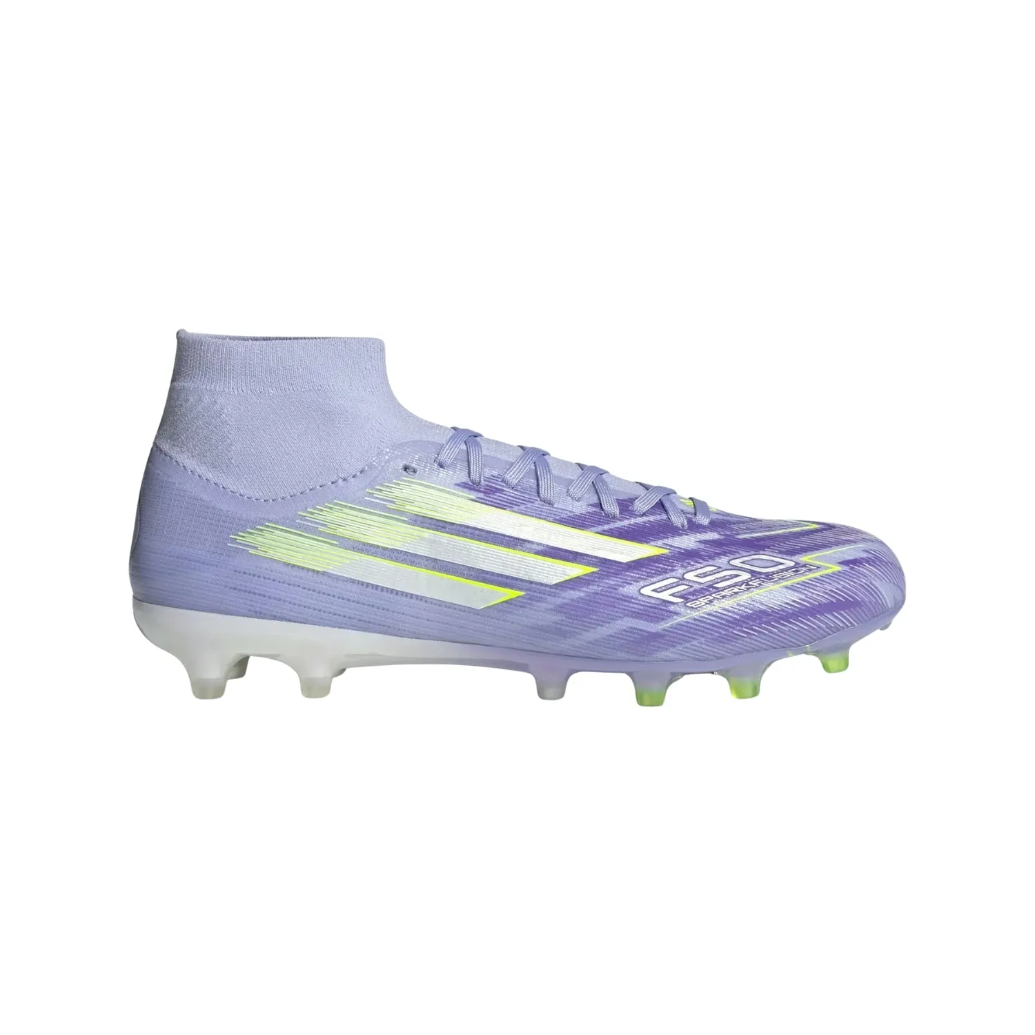 adidas Women's F50 Sparkfusion Pro Firm Artificial Grass Cleats Durable Design Running Lane