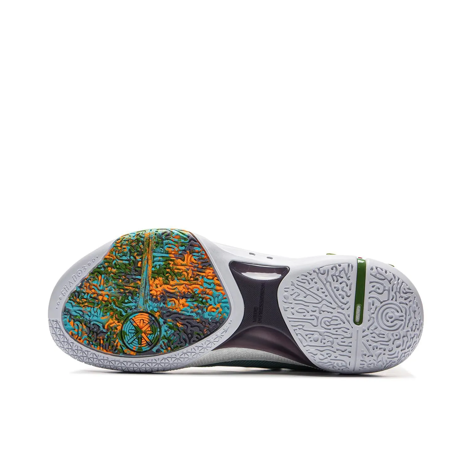 Ergonomic Design Li-Ning Wade Shadow 6 - Blue/Green
