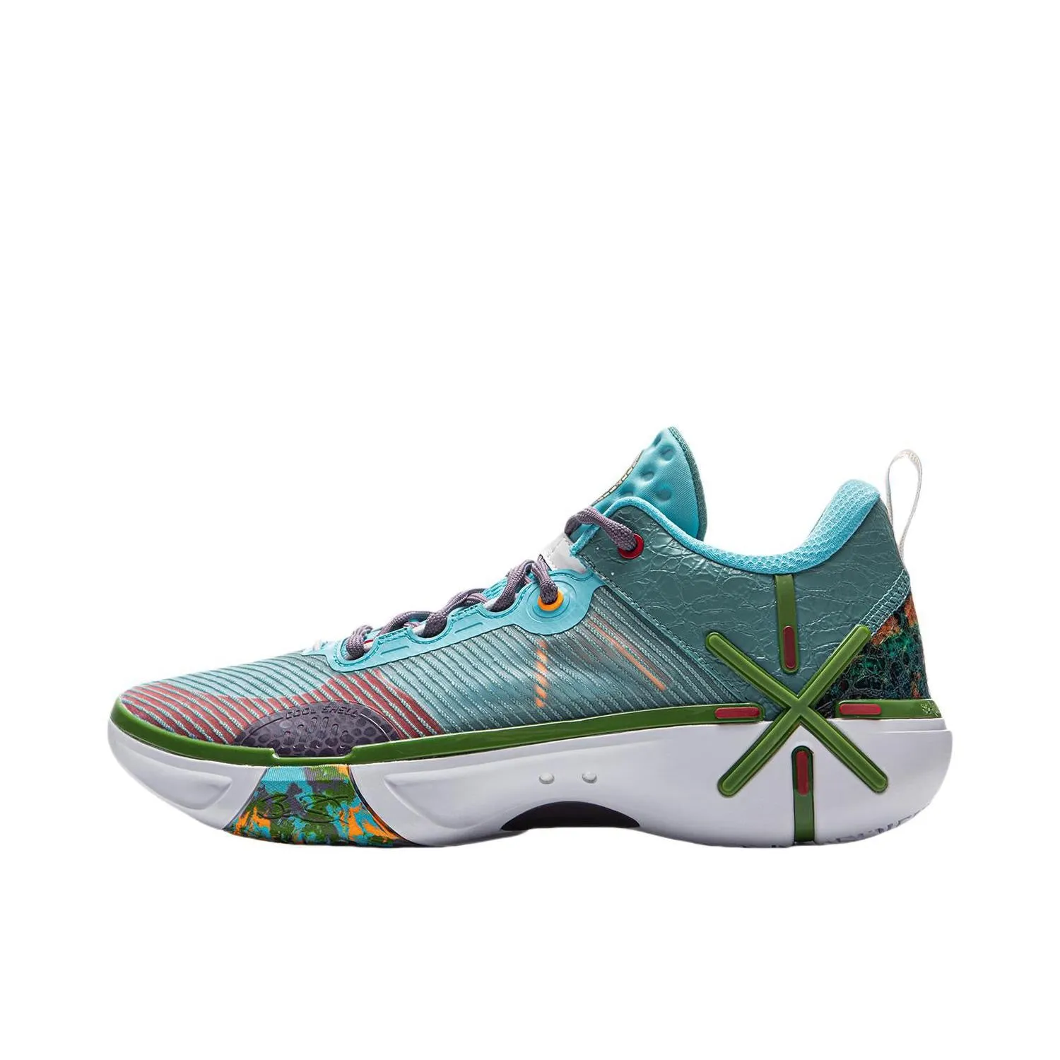 Performance Grade Sole Torsion Bar Technology Li-Ning Wade Shadow 6 - Blue/Green
